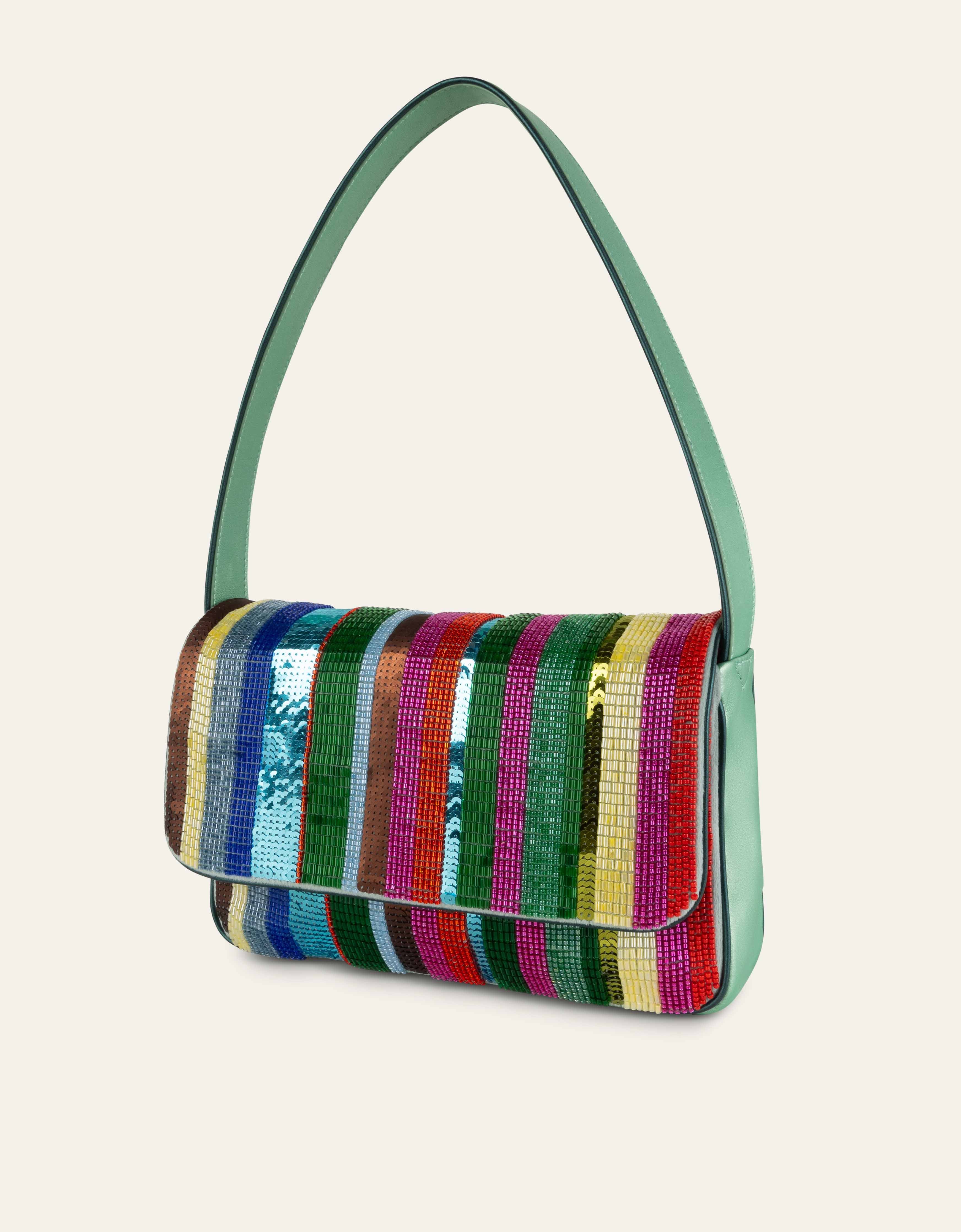 Stripes Beaded Bag - Image 3